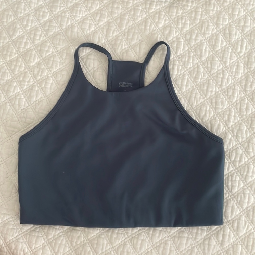 Girlfriend racer back crop top